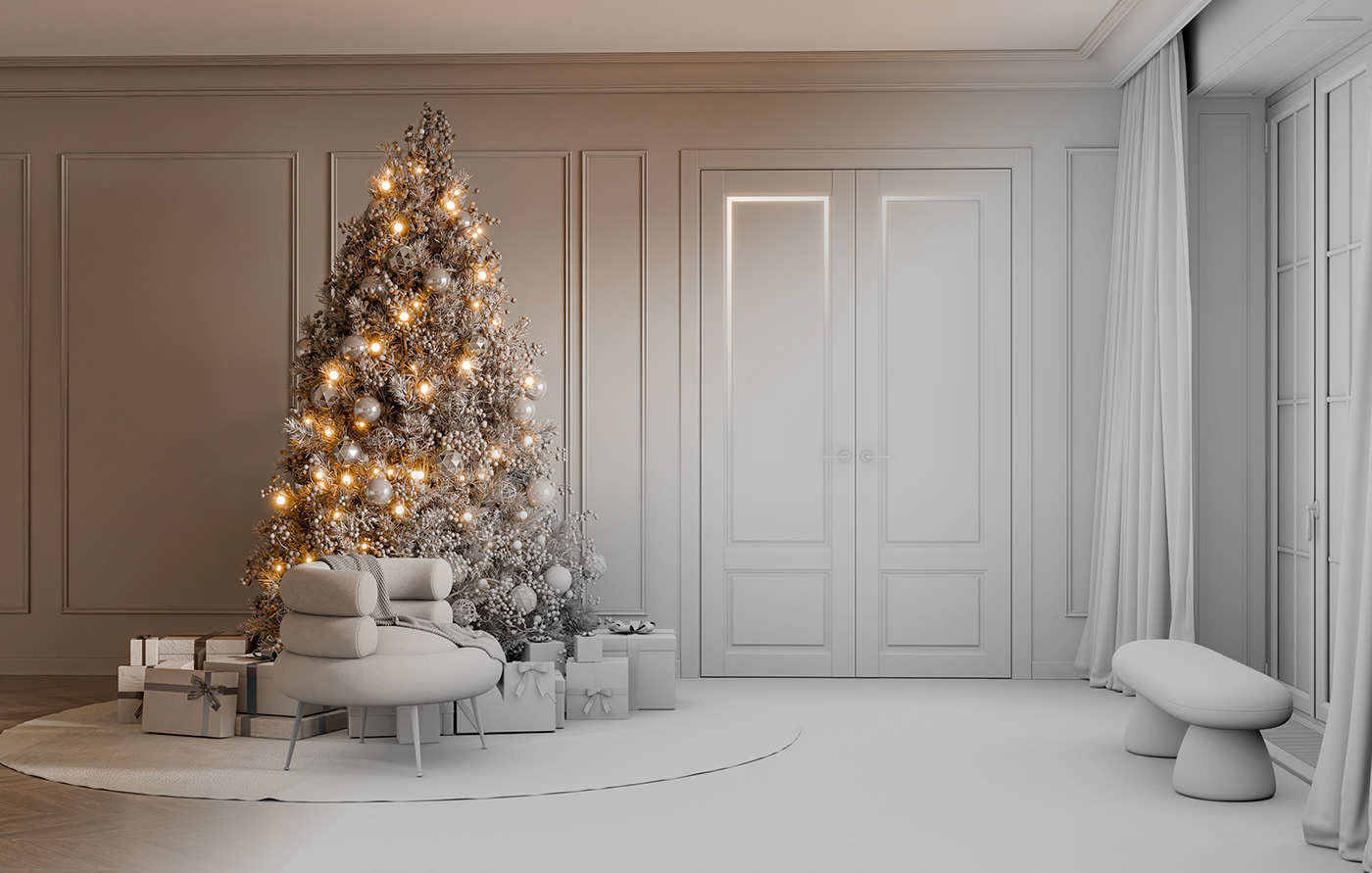 Auf Wiedersehen, Rot und Grün zu Weihnachten: Welche Farben werden 2025 in Mode sein?