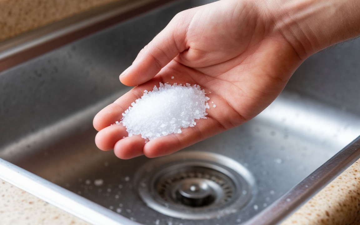 Ohne Essig und Backpulver: Diese natürliche Zutat reinigt Ihre Abflüsse in Sekundenschnelle.