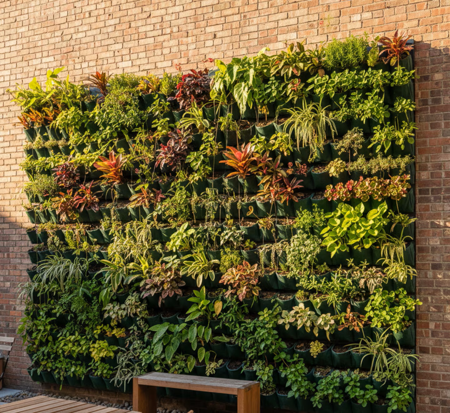 Auf Wiedersehen, Blumentöpfe: Ein neuer Trend, der Platz spart und die Luft reinigt