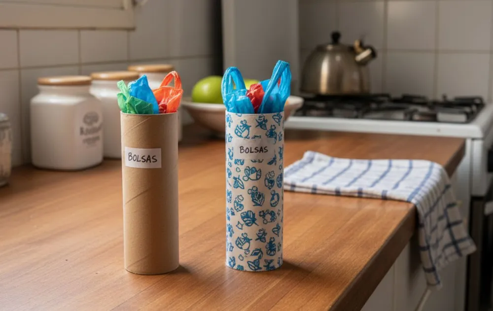 Das ist kein Stiftehalter: Die Wiederverwertung von Toilettenpapierrollen liegt im Trend und eignet sich ideal zum Ordnen