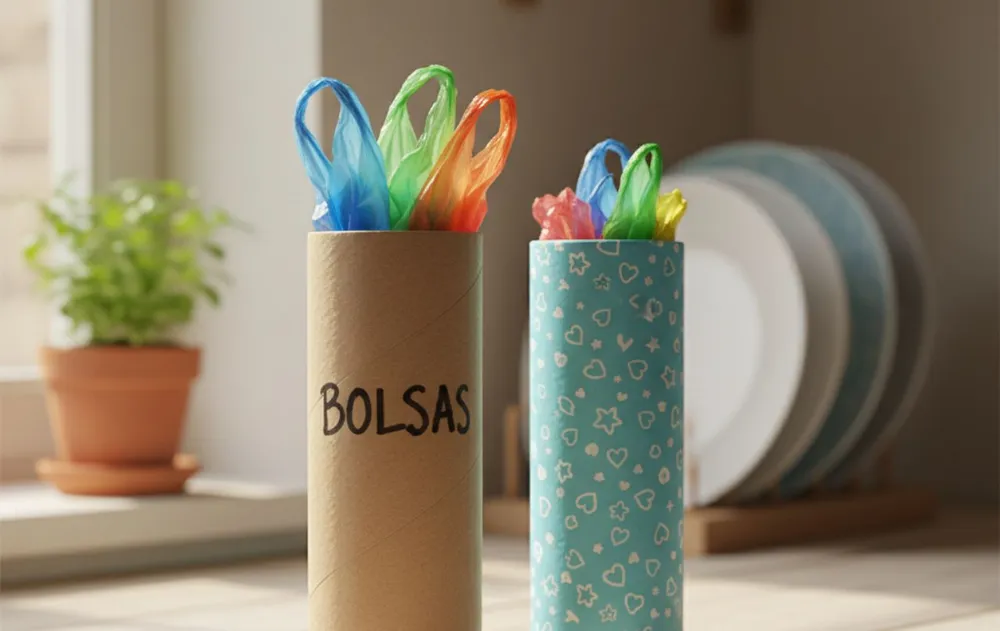 Das ist kein Stiftehalter: Die Wiederverwertung von Toilettenpapierrollen liegt im Trend und eignet sich ideal zum Ordnen